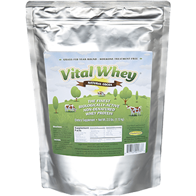 Vital Whey Natural Cocoa 2.5lbs (Well Wisdom)