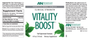 vitality boost american nutriceuticals label