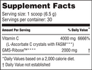 vitality c american nutriceuticals supplement facts