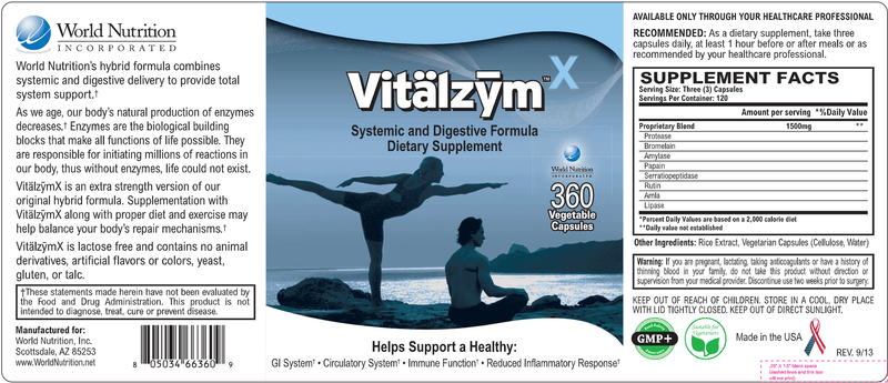 buy vitalzym x enzymes