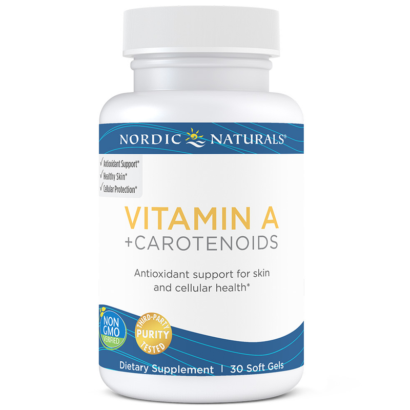 Vitamin A + Carotenoids (Nordic Naturals) Front