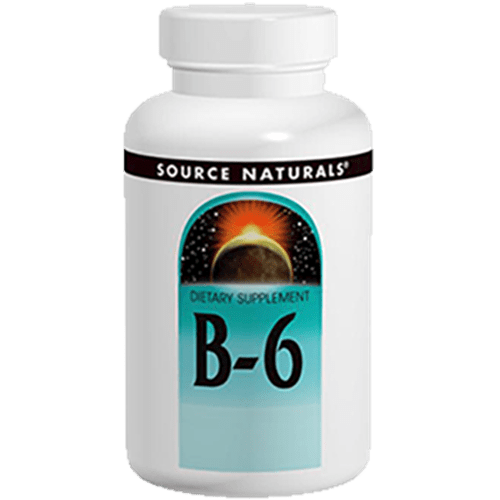 Vitamin B-6 50 mg (Source Naturals) Front