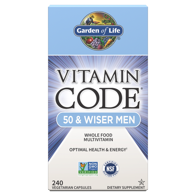 BACKORDER ONLY - Vitamin Code 50 & Wiser Men's Multi