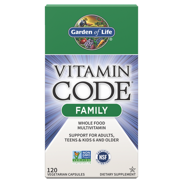 Vitamin Code Family Multivitamin (Garden of Life) Front