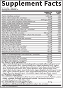 vitamin code family multivitamin (garden of life) supplement facts