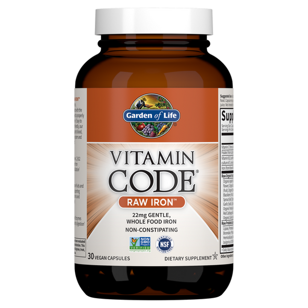 Vitamin Code Raw Iron (Garden of Life) Front