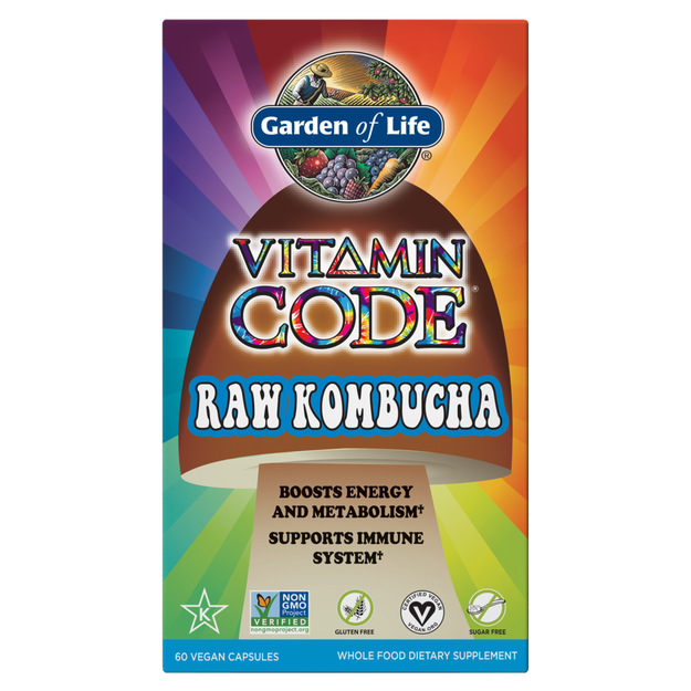 Vitamin Code Raw Kombucha (Garden of Life) Front