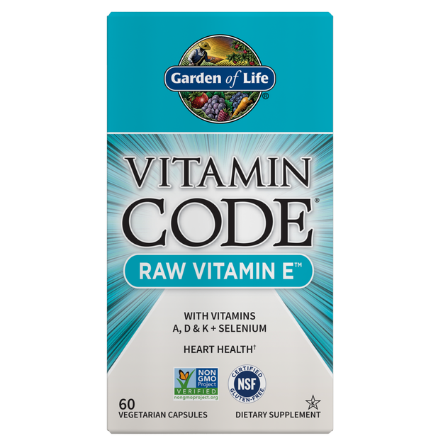 vitamin code raw vitamin e garden of life