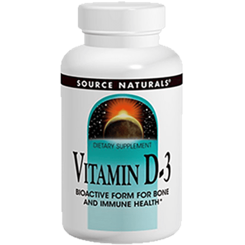 Vitamin D-3 5000 IU (Source Naturals) Front