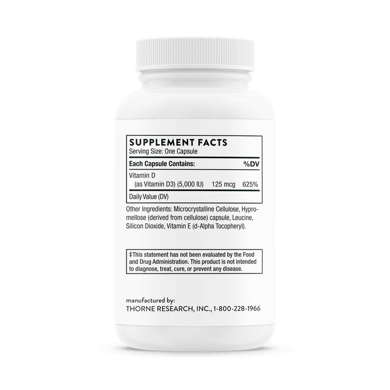 Vitamin D-5000 NSF Thorne Supplements