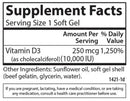 vitamin d3 10000 iu carlson labs supplement facts