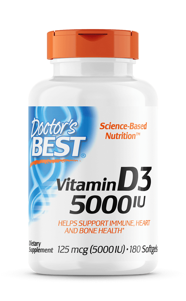 Vitamin D3 5000IU (Doctors Best) Front