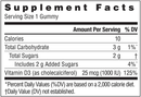 vitamin d3 sunny gummies rainbow light nutrition supplement facts