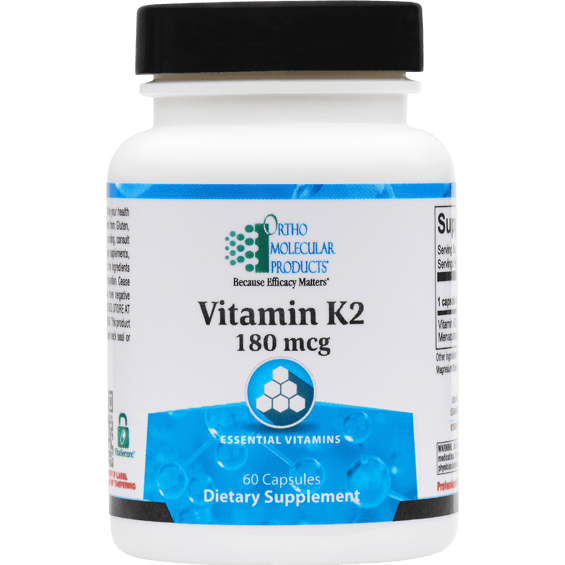 vitamin k2 180 mcg ortho molecular products