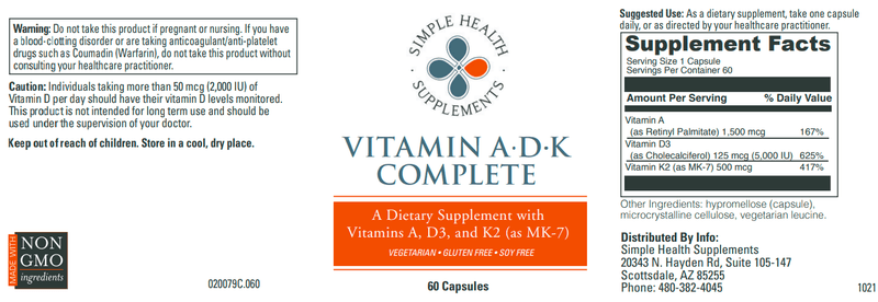 adk fat soluble vitamin supplement