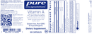 vitamin a + carotenoids pure encapsulations label