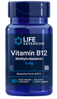 Vitamin B12 Methylcobalamin 5 mg (Life Extension) Front