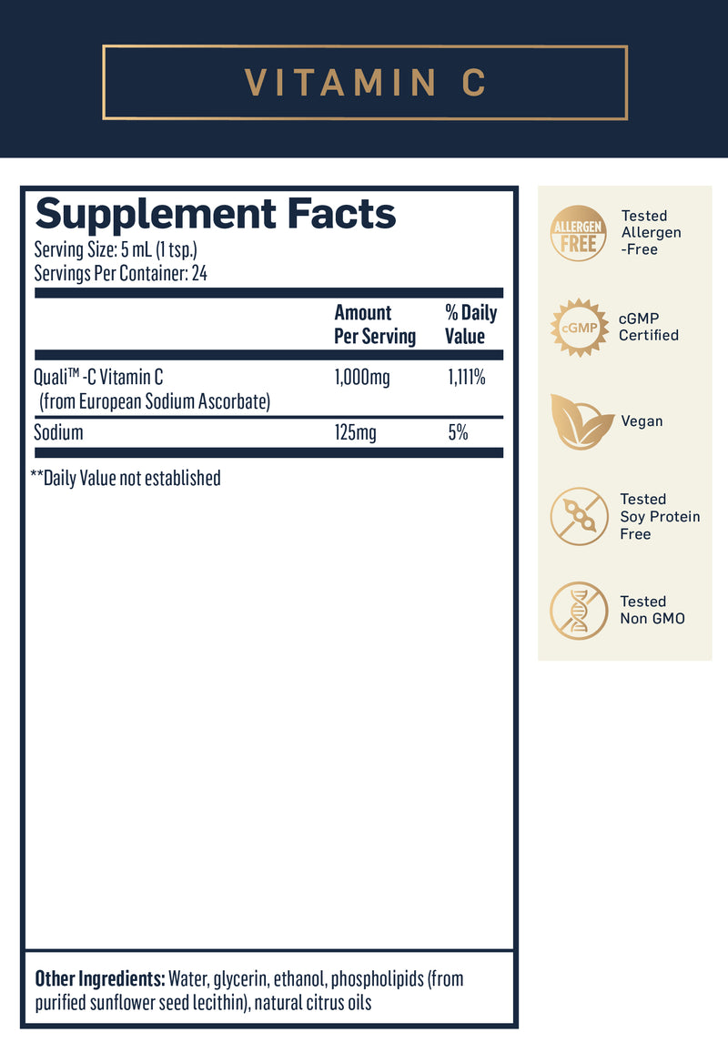 lipossomal vitamin c quicksilver scientific supplement facts
