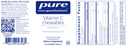 vitamin c chewables pure encapsulations label