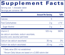 vitamin c chewables pure encapsulations supplement facts