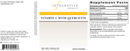 vitamin c with quercetin (integrative therapeutics) label