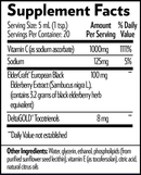 Vitamin C+ Elderberry (Quicksilver Scientific) supplement facts