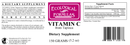 vitamin c from tapioca (ecological formulas) label