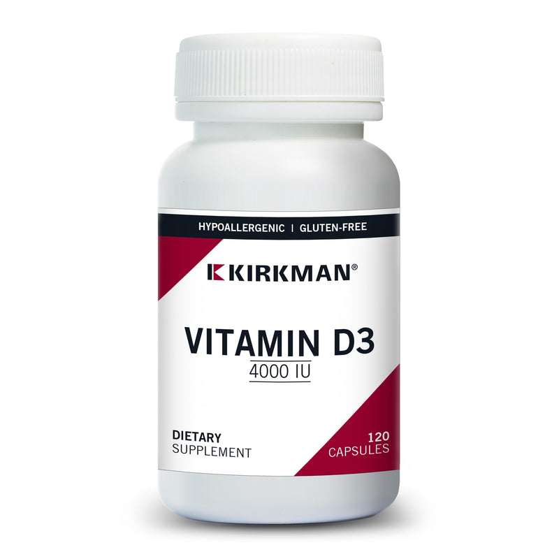Vitamin D-3 4000 IU (Kirkman Labs) Front
