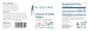 vitamin d 2000 vegan formula biogena label
