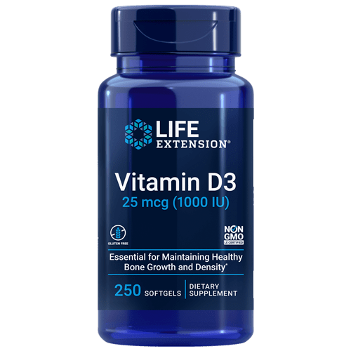 Vitamin D3 1000 IU (Life Extension)