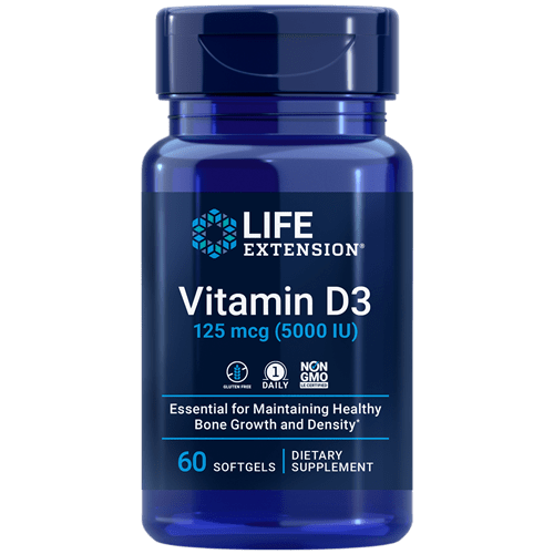Vitamin D3 125 mcg (Life Extension)