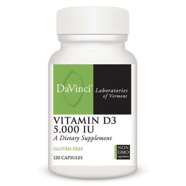 Vitamin D3 5000IU (DaVinci Labs) Front