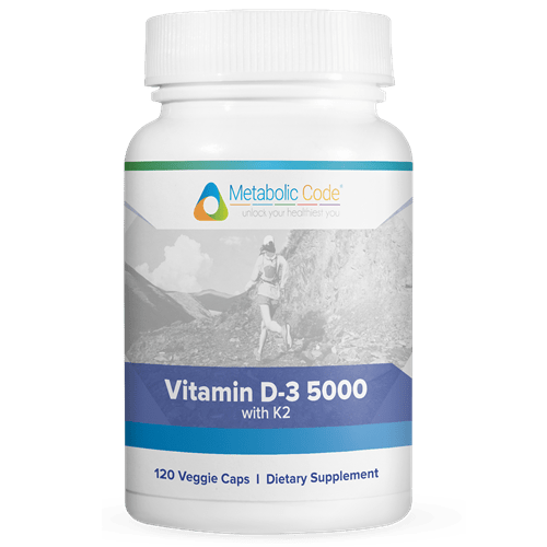 Vitamin D3 5000 with K2 (Metabolic Code)