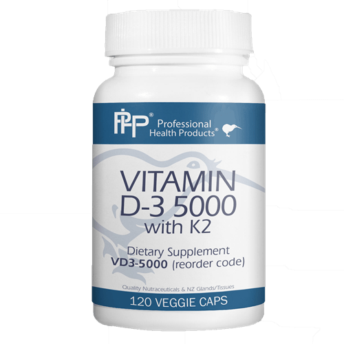 Vitamin D3 5000 with K2 Professional Health Products