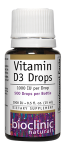 vitamin d3 drops 25 mcg bioclinic naturals