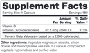 vitamin d3 sap (nfh nutritional fundamentals) supplement facts