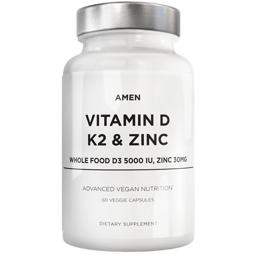 vitamin d k2 & zinc amen