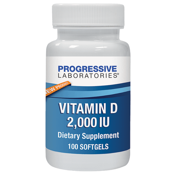 Vitamin D Softgel 2000IU (Progressive Labs)