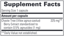 vitex extract integrative therapeutics supplement facts