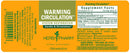 warming circulation herb pharm label