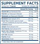 water away zhou nutrition supplement facts