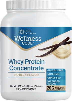 wellness code whey protein concentrate (life extension)
