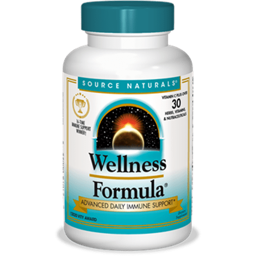 Wellness Formula Capsules 120ct (Source Naturals) Front