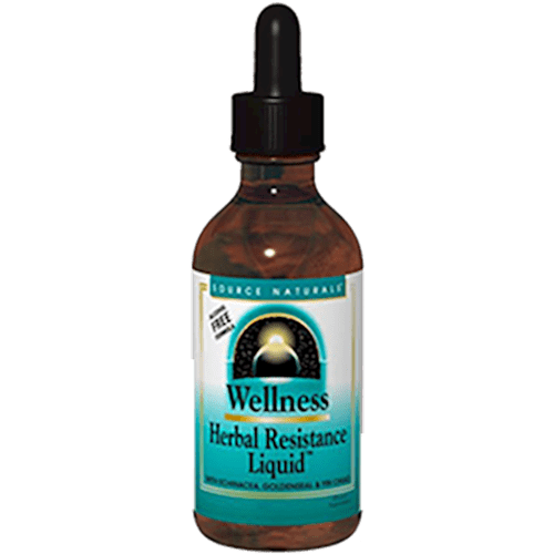 Wellness Herbal Resistance Alcohol Free (Source Naturals) Front