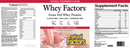 buy whey factors powder mix strawberry (natural factors)
