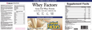 buy whey factors powder mix vanilla (natural factors)