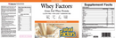 buy whey factors unflavored powder (natural factors)
