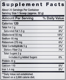 wellness code whey protein concentrate (life extension) supplement facts