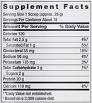wellness code whey protein concentrate (life extension) supplement facts