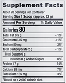 wellness code whey protein isolate (life extension) supplement facts